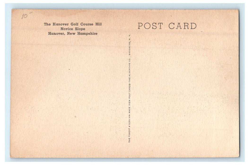 c1920s The Hanover Golf Course Hill, Hanover New Hampshire NH Postcard