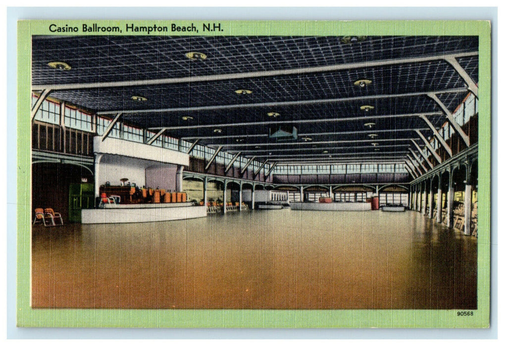 c1940s Casino Ballroom Hampton Beach New Hampshire NH Unposted Postcard