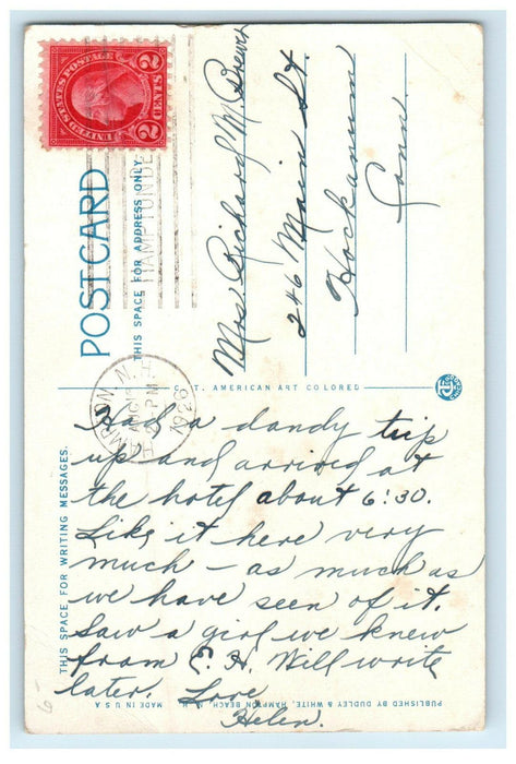 1926 Great Boars Head from Ocean Walk Hampton Beach New Hampshire NH Postcard