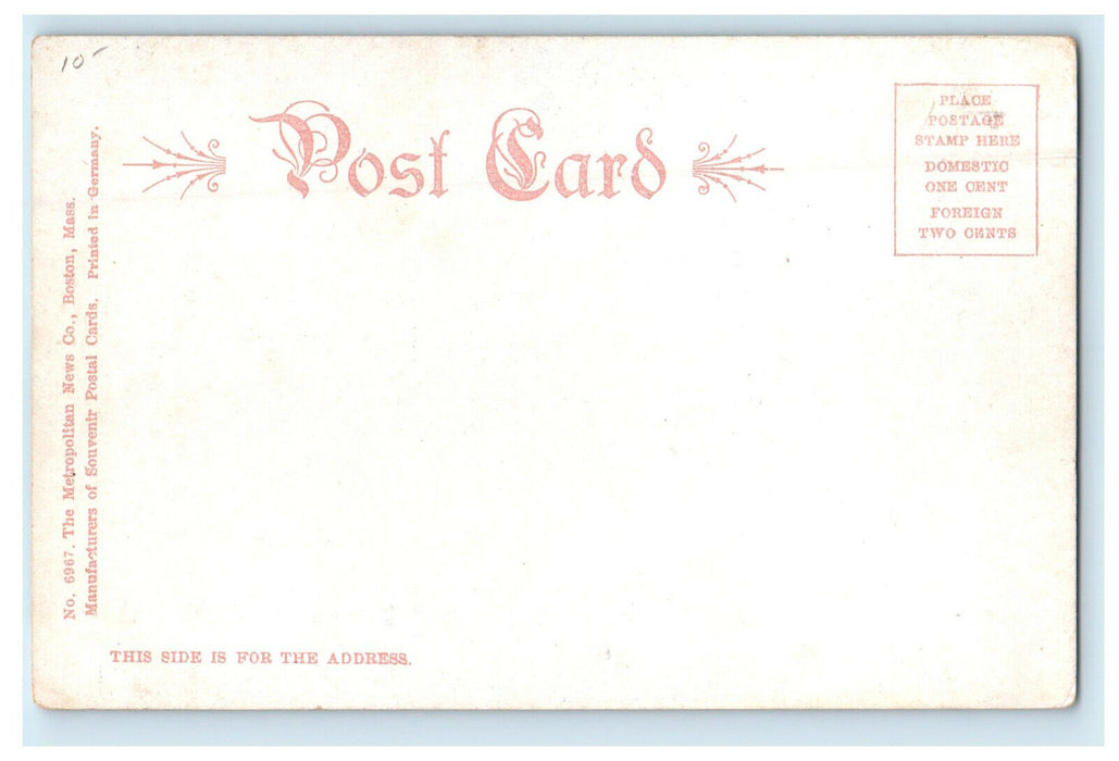 c1905 One Mile Bridge over Hampton River Hampton Beach New Hampshire NH Postcard