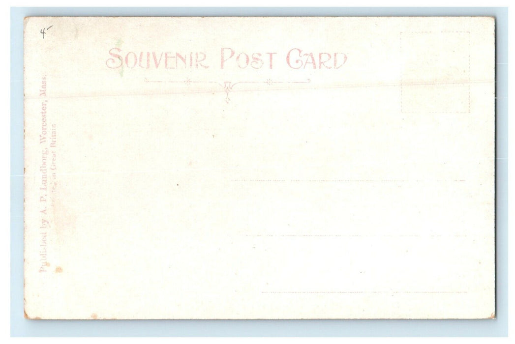 1906 Camp Grounds, Sterling Junction, Massachusetts MA Postcard