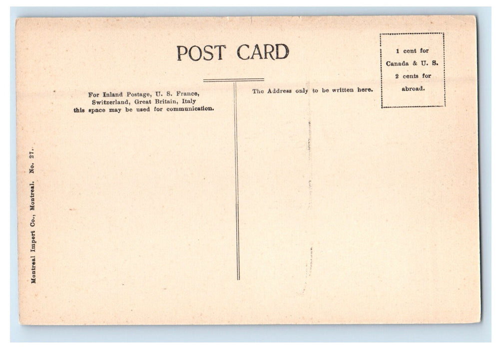 c1940s Kids Sitting, Little Champlain Street School, Quebec Canada Postcard