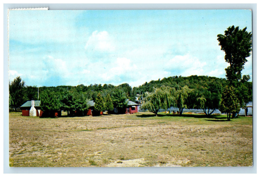 c1960s Aragain Lodge Lake Kashawakamak Harlowe, Ontario Canada Postcard