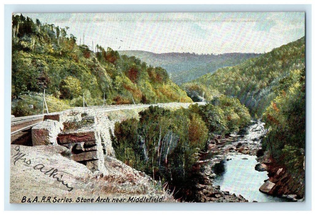 Middletown Massachusetts, Ye Olde Fern-Croft Inn-Entrance On North Side Postcard