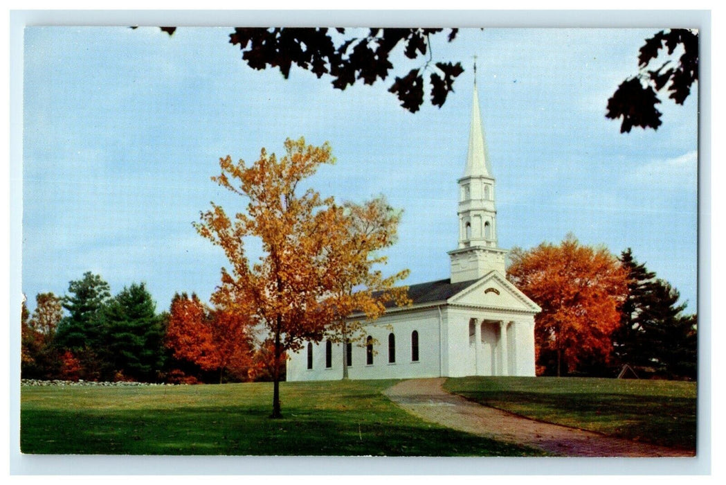 1950 The Martha - Mary Chapel Wayside Inn, Massachusetts MA Postcard