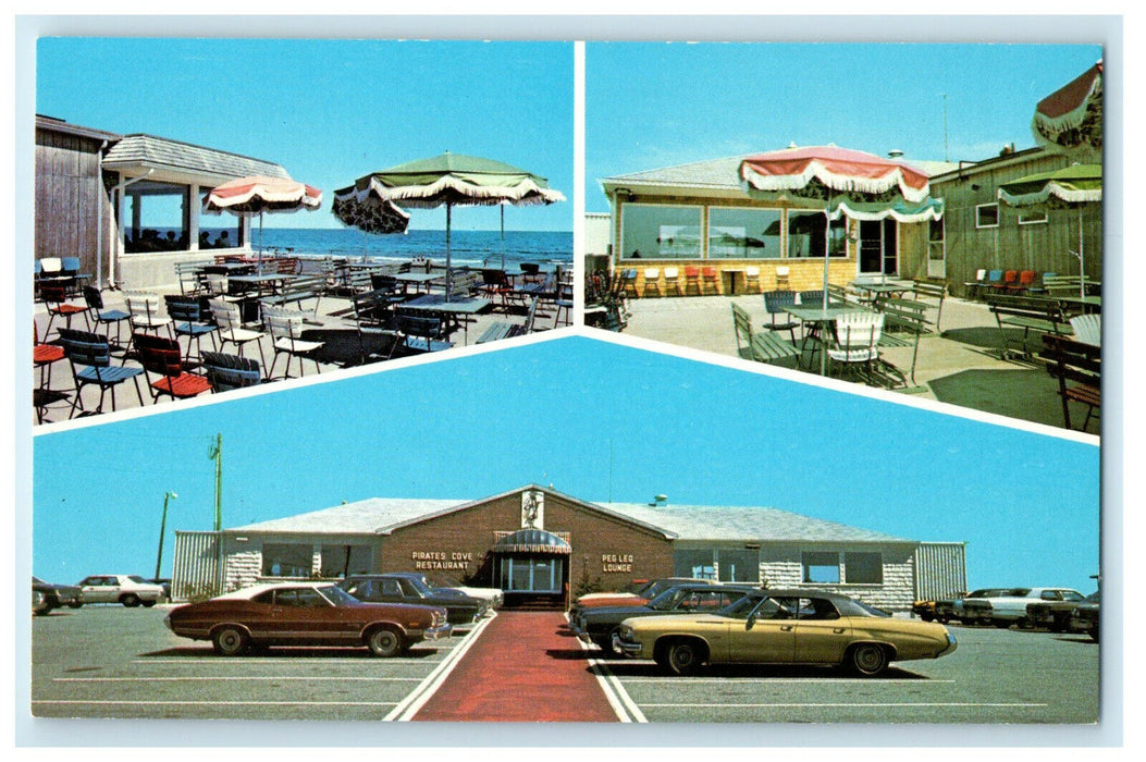 c1960s The Pirate's Cove Rye Restaurant, New Hampshire NH Advertising Postcard