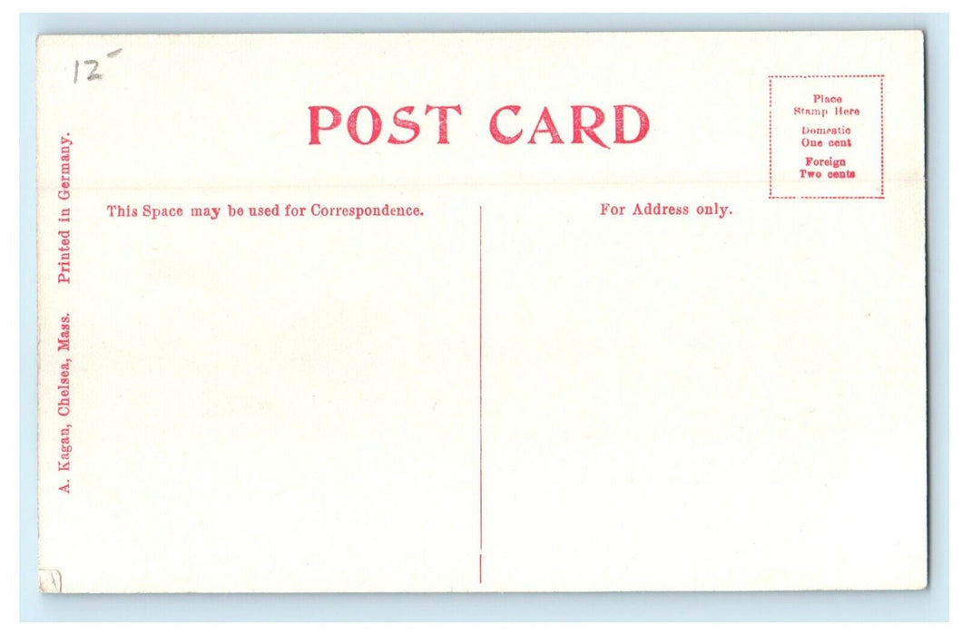 1909 Home for Aged Persons, Medford Massachusetts MA Antique Postcard