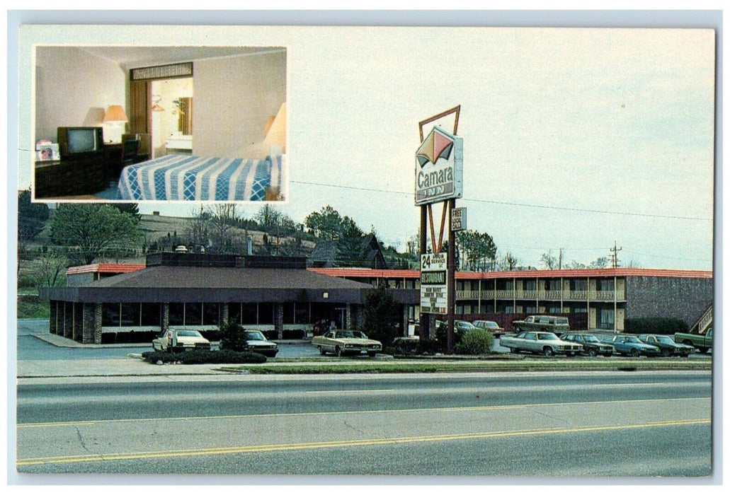 Best Western Camara Inn Roadside Bedroom View Kingsport Tennessee TN Postcard