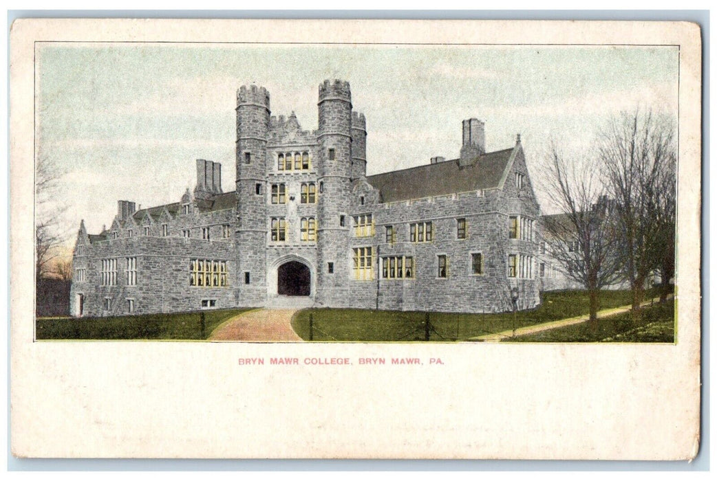 c1905 Brynn Mawr College Building Bryn Marw Pennsylvania PA Antique Postcard