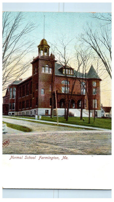 c1910's Normal School Building Farmington Maine ME Unposted Antique Postcard