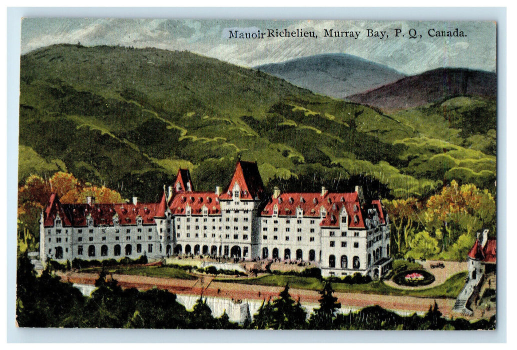 c1910 Manoir Richelien Murray Bay PQ Canada Unposted Antique Postcard