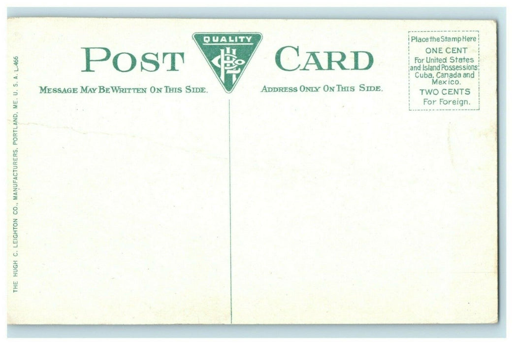 c1910 De Land Florida FL Carnegie Library Stetson University Postcard