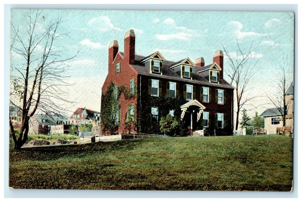 1913 Garrison House in Medford, Massachusetts MA Antique Postcard