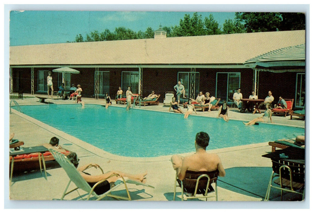 1963 Hampton Manor Hotel Pembroke Ave. Hampton Virginia VA Postcard