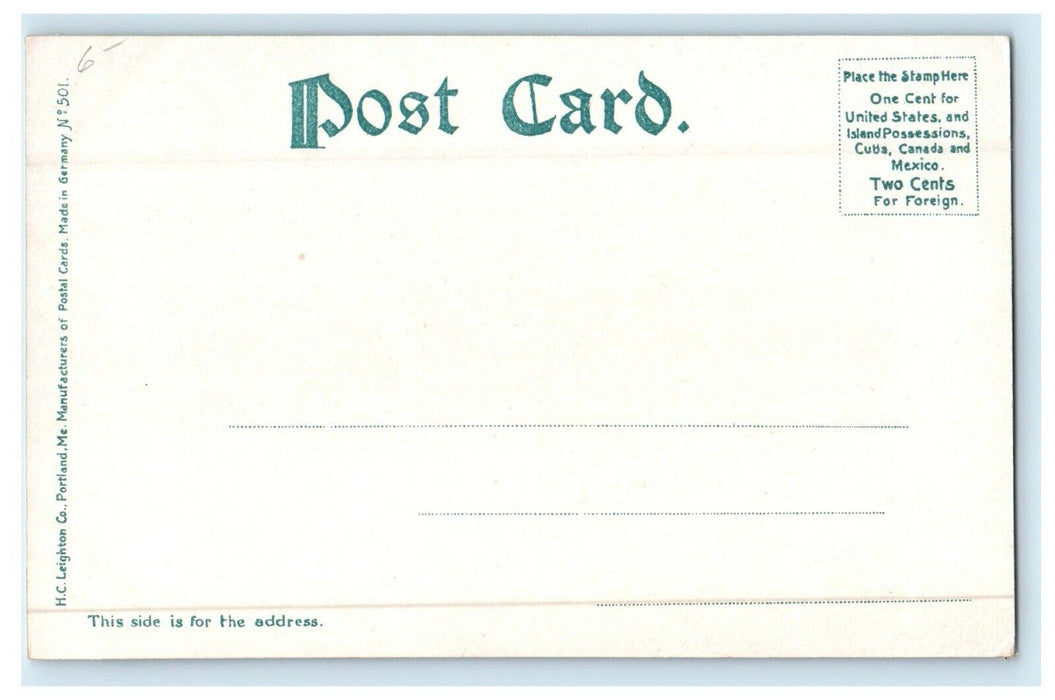 c1905 State Library Concord New Hampshire NH Unposted Antique Postcard