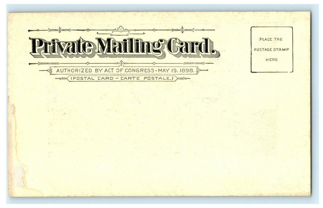 c1900 St. Joseph Michigan Steamer G&M Line Boat MI Unposted PMC Postcard