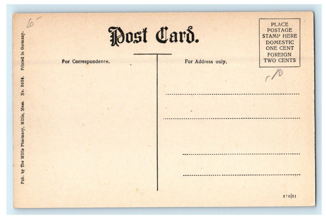 1920s St. Joseph Church, Medway Massachusetts MA Unposted Vintage Postcard