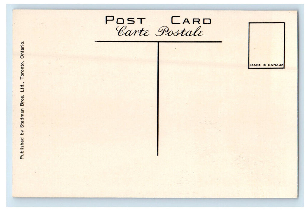 c1940s King Street North, Bathurst, New Brunswick Canada Unposted Postcard