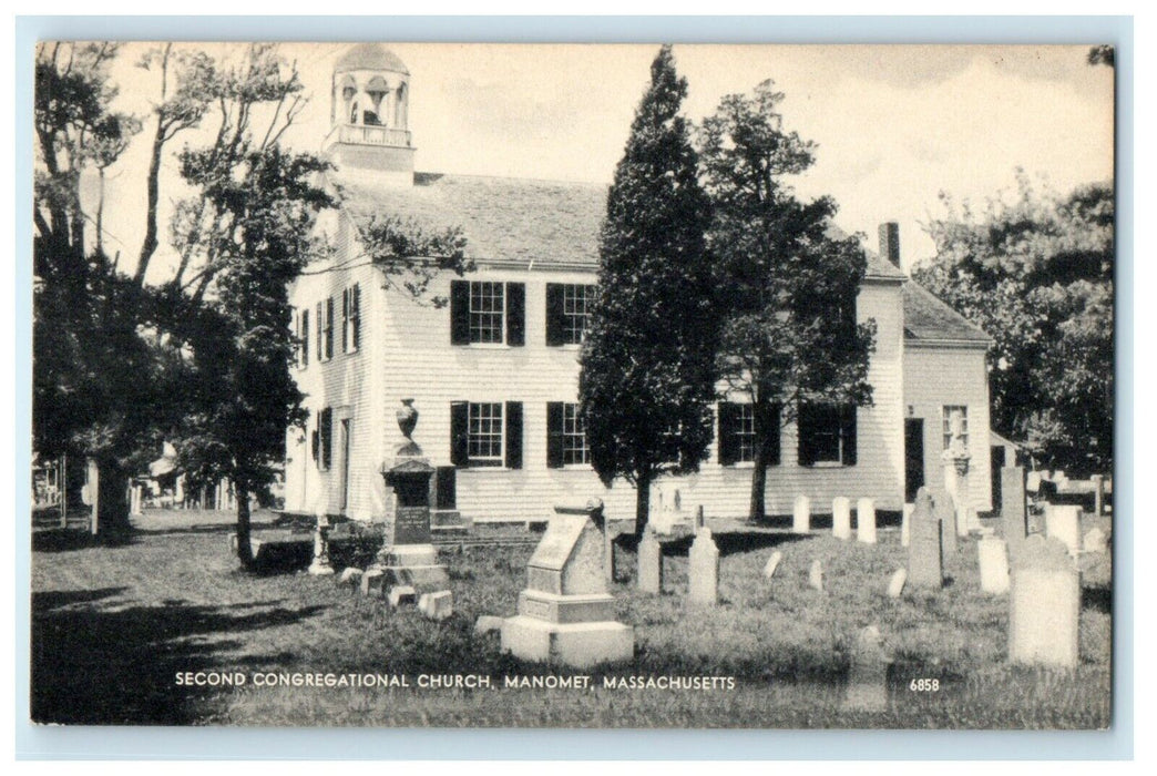 The Second Congregational Church Manomet Massachusetts MA Unposted Postcard