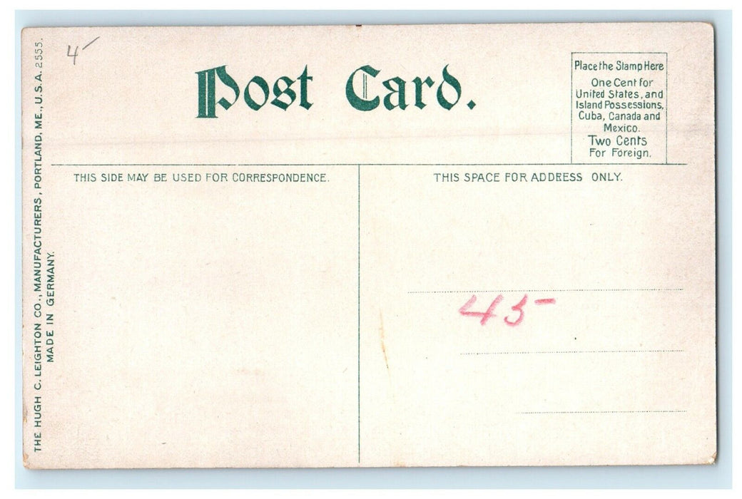 1908 Lydia Maria Child House, Medford Massachusetts MA Antique Postcard