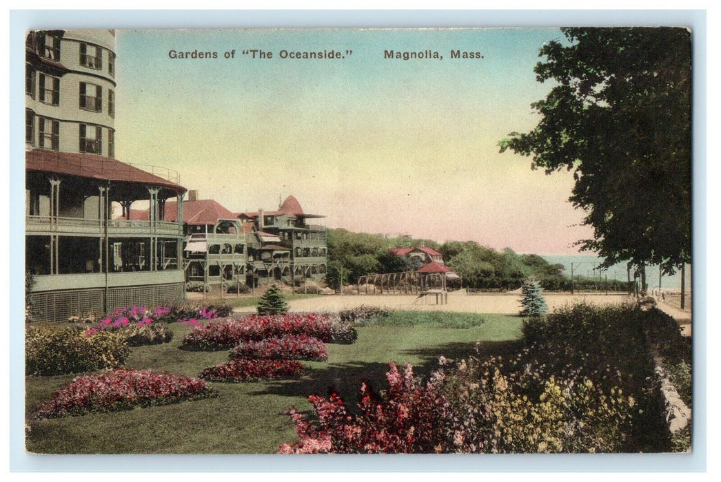 c1930's Gardens Of "The Oceanside" Magnolia Massachusetts MA Unposted Postcard
