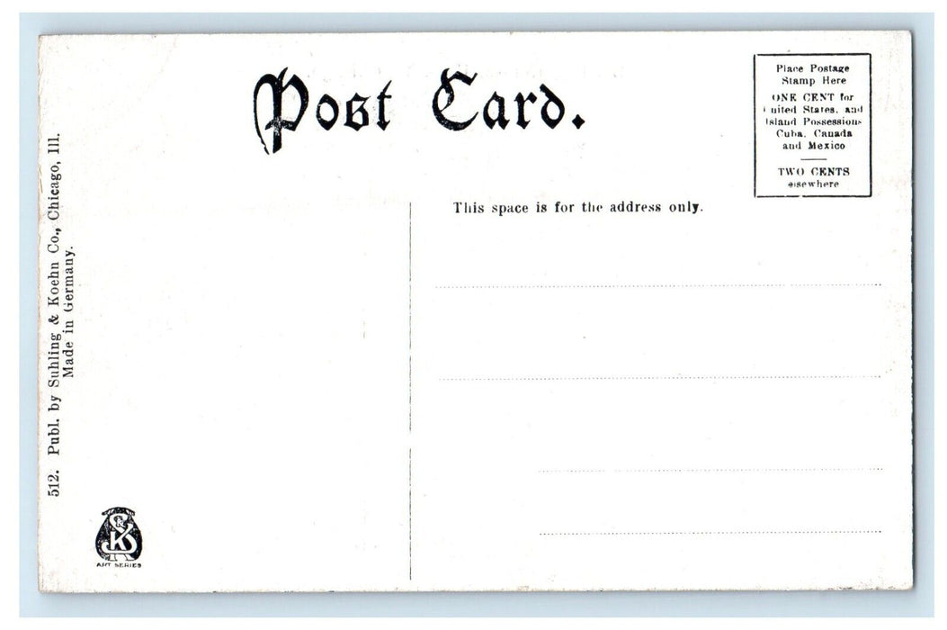 c1910's View Of Loading Horses U.S.Y. Chicago Illinois IL Unposted Postcard