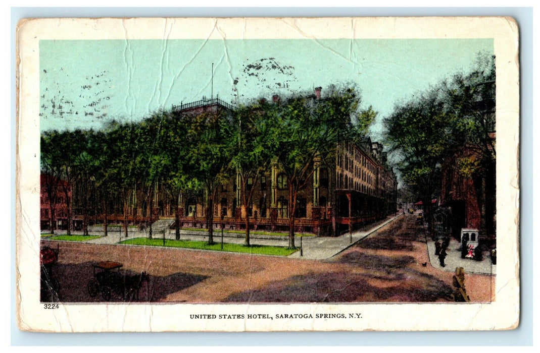 1909 Supreme Conclave Advertising Saratoga Springs New York Bridgeton Postcard