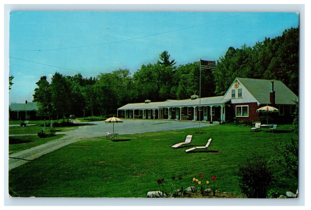 1978 Red Rooster Motel And Restaurant Bethel Maine ME Posted Vintage Postcard