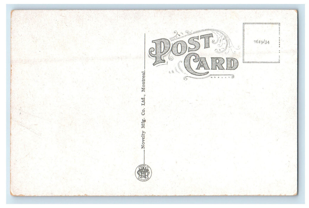 c1910 Milltown School Milltown Near St. Stephen New Brunswick Canada Postcard