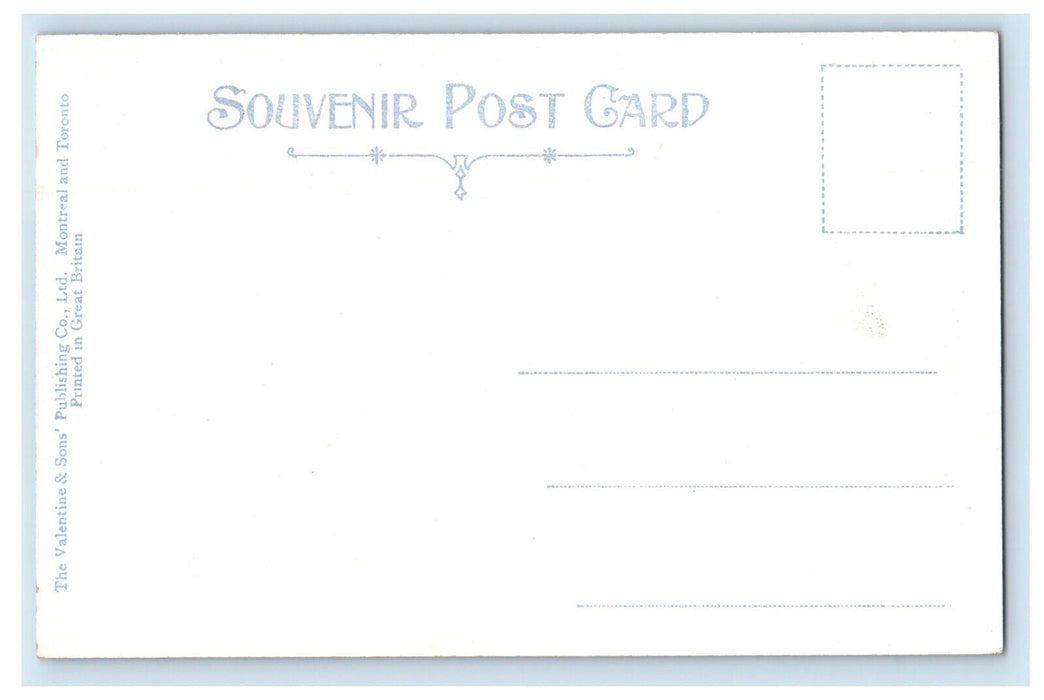c1910 GTR Double Track Through the Garden of Canada, Train Locomotive Postcard