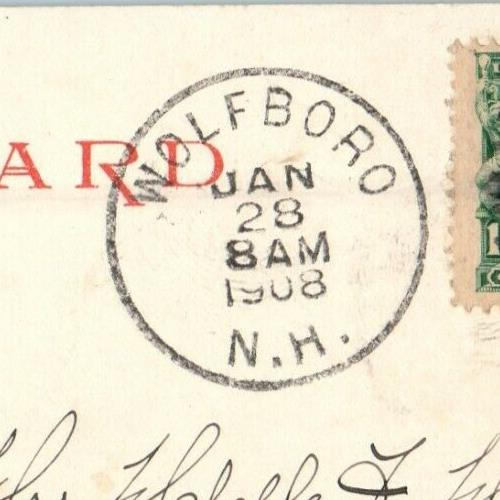1908 View Of State Capitol Wolfboro Concord New Hampshire NH Antique Postcard