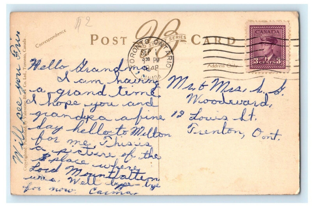 1948 Canadian National Exhibition Toronto Canada, Worlds Famous Bands Postcard