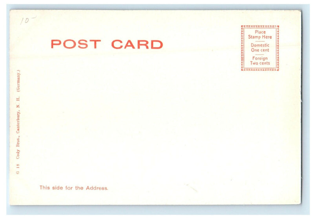 c1905 Trustees Office Shakers East Canterbury New Hampshire NH Antique Postcard