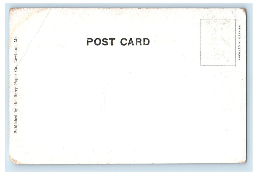 c1905 Edward Little High School Building Auburn Maine ME Unposted Postcard
