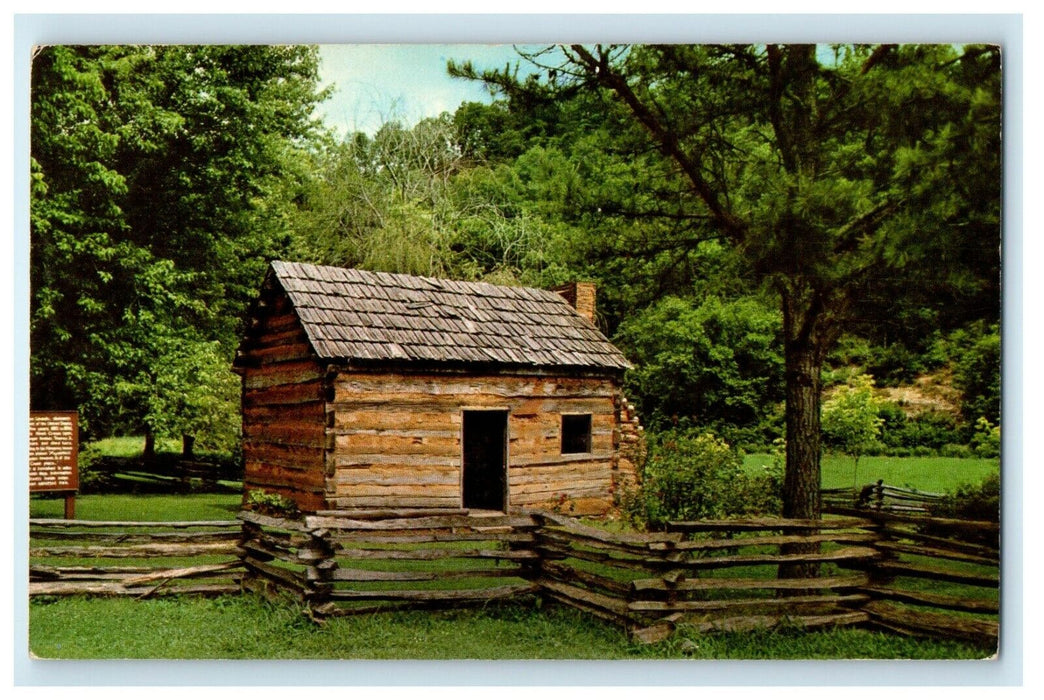 Abraham Lincoln's Boyhood Home Knob Creek Hodgenville Kentucky KY Postcard