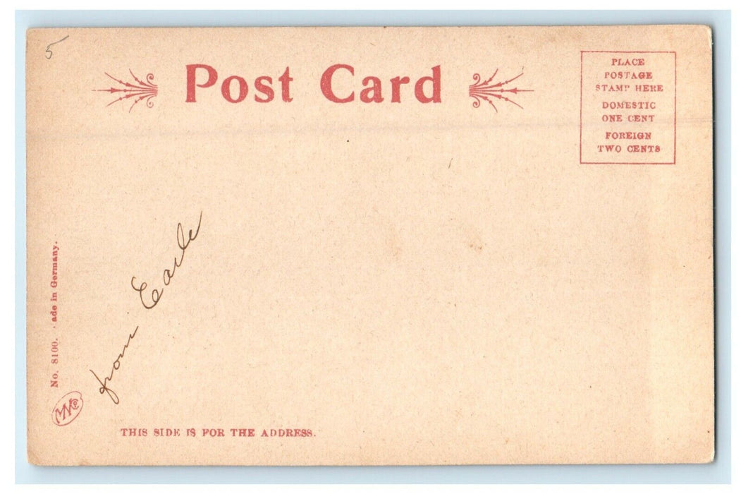 c1905 Nason Street School Maynard Massachusetts MA Undivided Back Postcard