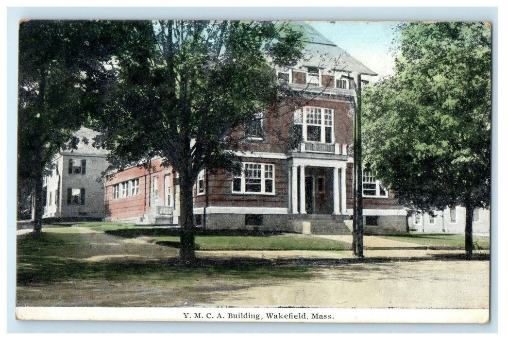 1913 Y.M.C.A Building Wakefield Massachusetts MA Posted Antique Postcard