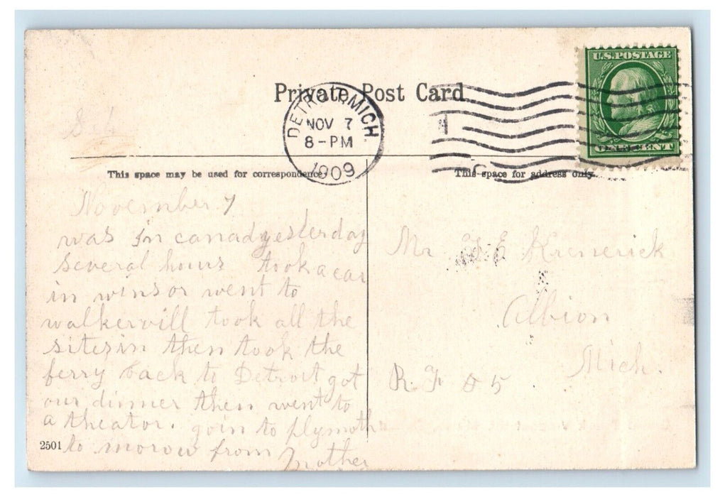 1909 Grand Truck Viaduct St. Marys Canada Unposted Antique Postcard