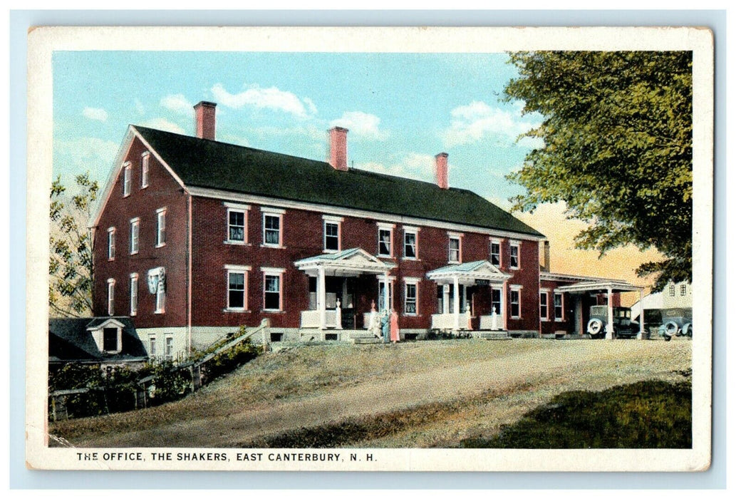 c1910 The Office, The Shakers East Canterbury New Hampshire NH Antique Postcard