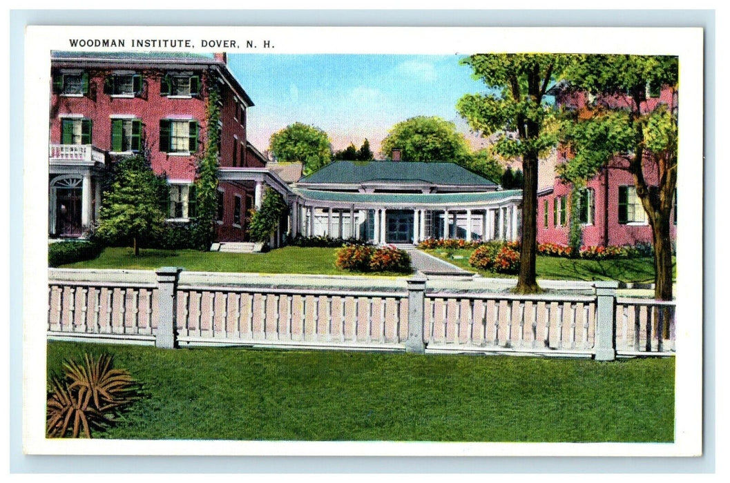 c1920's Woodman Institute Dover New Hampshire NH Unposted Vintage Postcard
