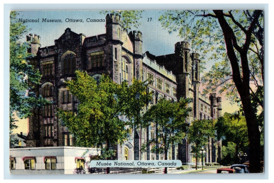 1955 National Museum Ottawa Canada Posted Vintage National News Co. Postcard