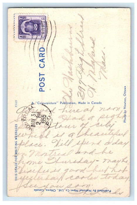 1955 National Museum Ottawa Canada Posted Vintage National News Co. Postcard