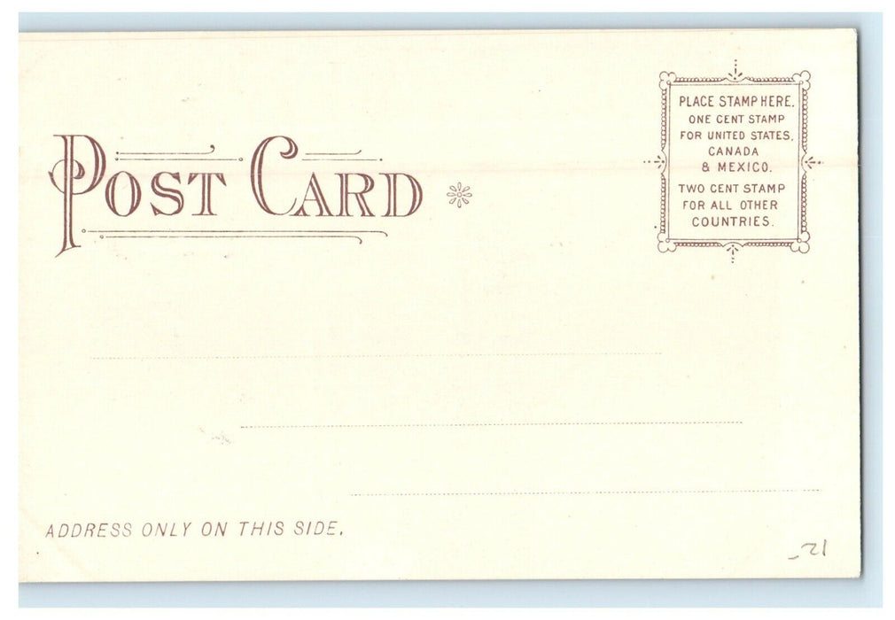 1906 A Model Shanty, House Twelve, Tolland, Massachusetts MA Antique Postcard