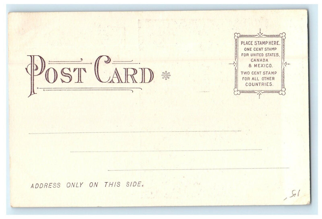 1906 Shooting Party a Camp Warne, Tolland, Massachusetts MA Postcard