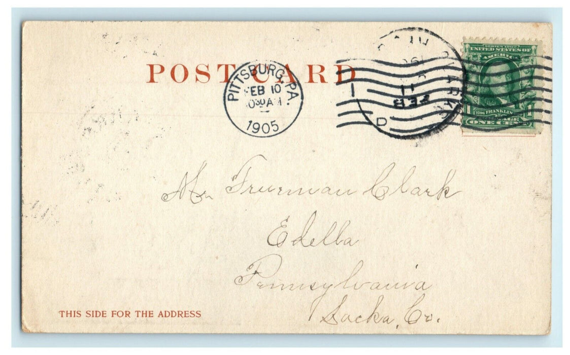 1905 McCreery & Co. Pittsburgh Pennsylvania PA Antique Advertising Postcard