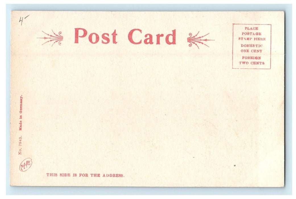 1906 Taunton Boat Club, Taunton, Massachusetts MA Antique Postcard
