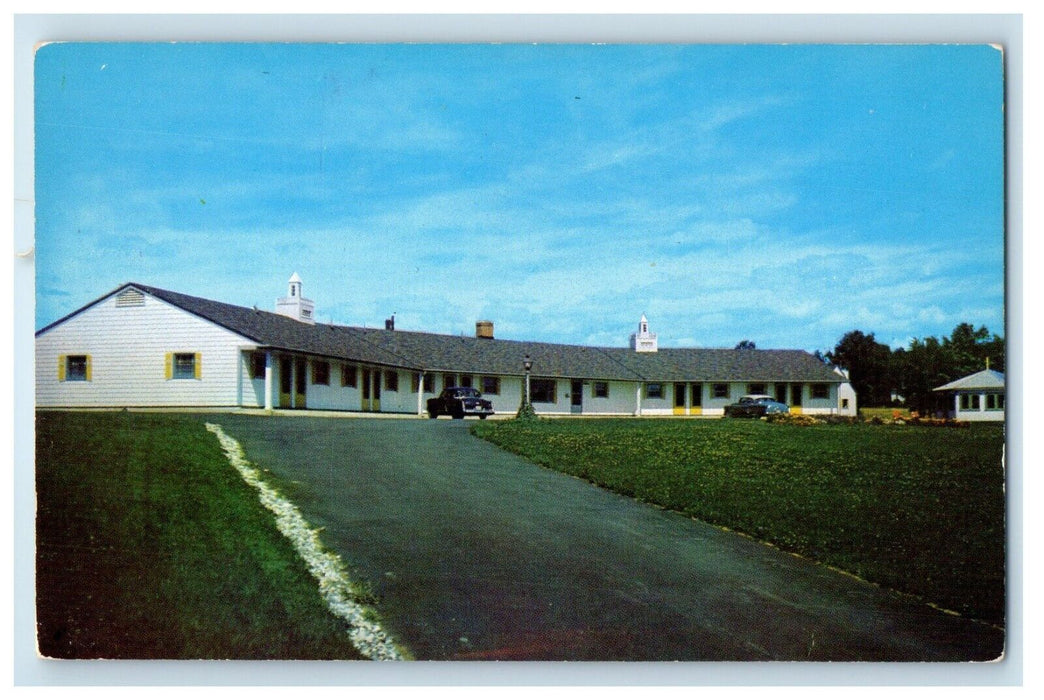 c1950's Dysart's Travelodge Motel Cars Falmouth Maine ME Vintage Postcard