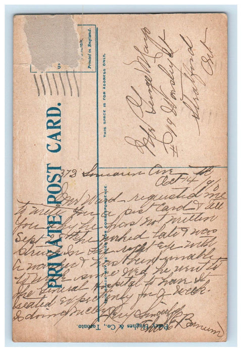 1910 Scene on Twelne Near St. Catharines Ontario Canada Posted Postcard
