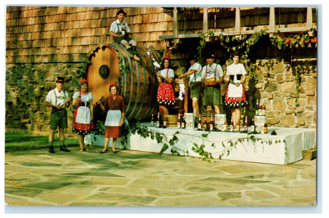 c1960s Wiederkehr's Annual Swiss Style Grape Festival Altus Arkansas AR Postcard