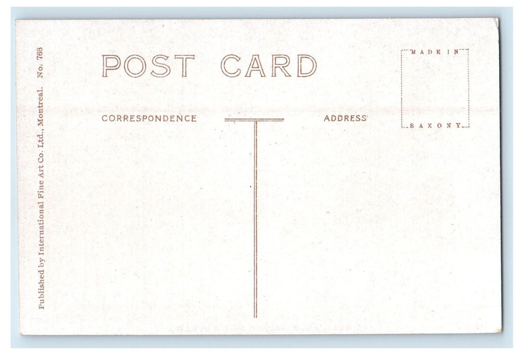 c1920s Man Looking in Front, Hull From Nepean Point Ottawa Canada Postcard